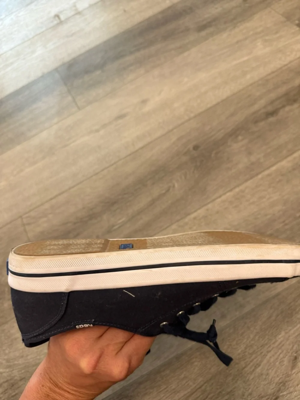 KEDS Navy Blue Sneakers with blue Laces. Size 9 - Picture 8 of 10